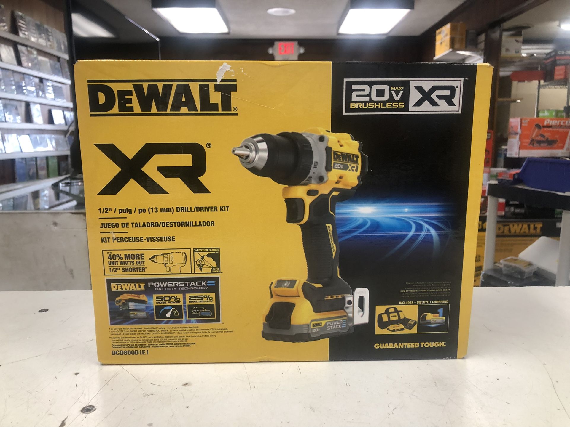 DeWalt XR Drill/Driver Kit Powerstack