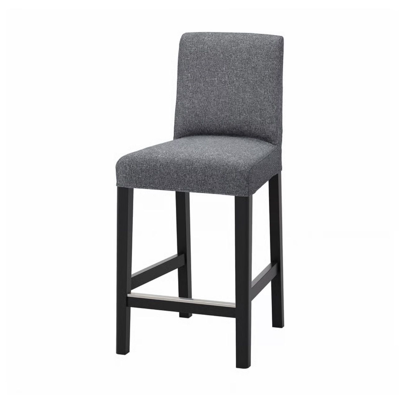 4 Bar Stools - IKEA Bergmund - Grey Cover