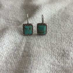 Sterling Silver Turquoise Earrings 