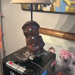 Cowboy Boot Lamp