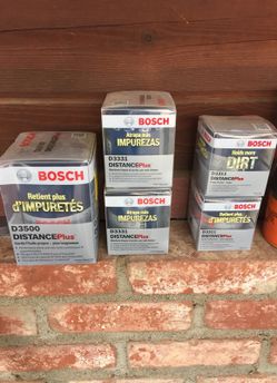 Different size oil filters