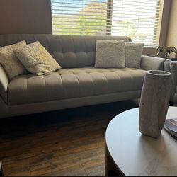 2 Grey Full Sofas 