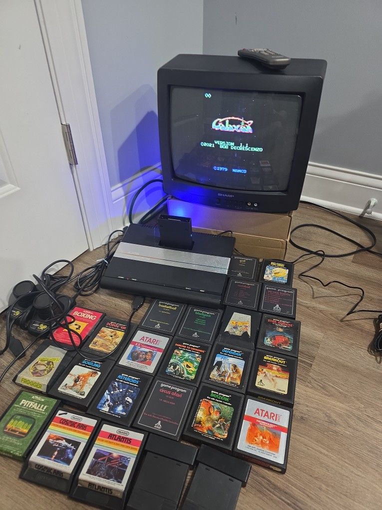 Atari 7800 With Games