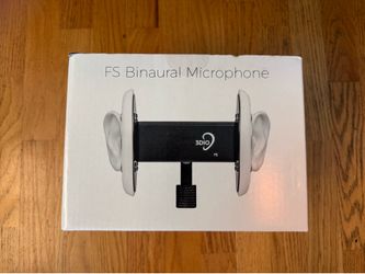 3DIO Free Space Binaural Microphone - Like New, Complete Kit with Interface Cable