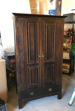 Pier One Cabinet/ Hutch