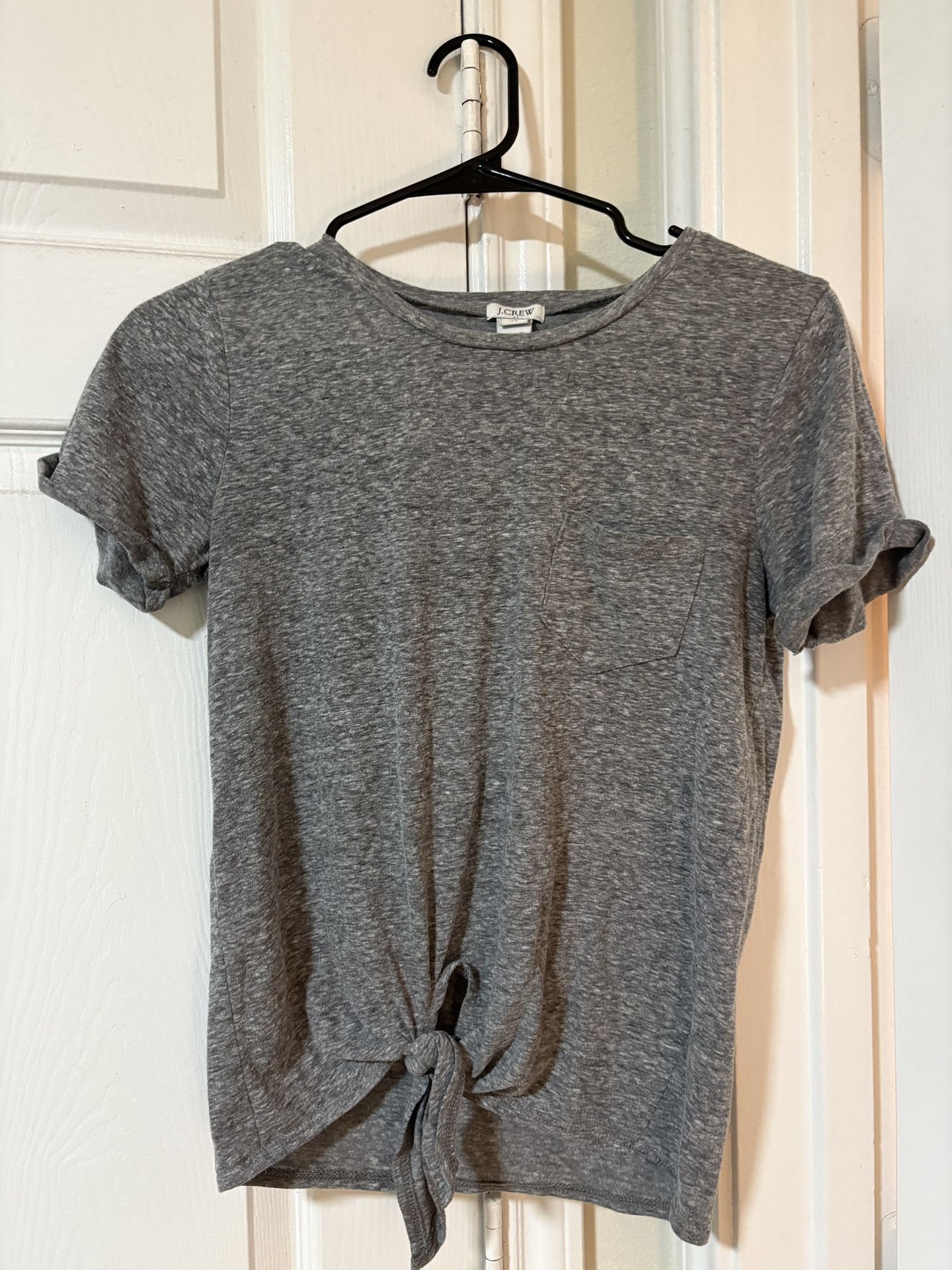 Grey Bottom Tie Shirt