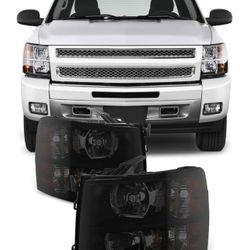 Smoked Headlights And Tail Lights For A Chevy Silverado 1(contact info removed)-2013