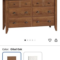 NEW Sauder Shoal Creek Dresser 54” Jamocha Wood – Unopened (2 Boxes