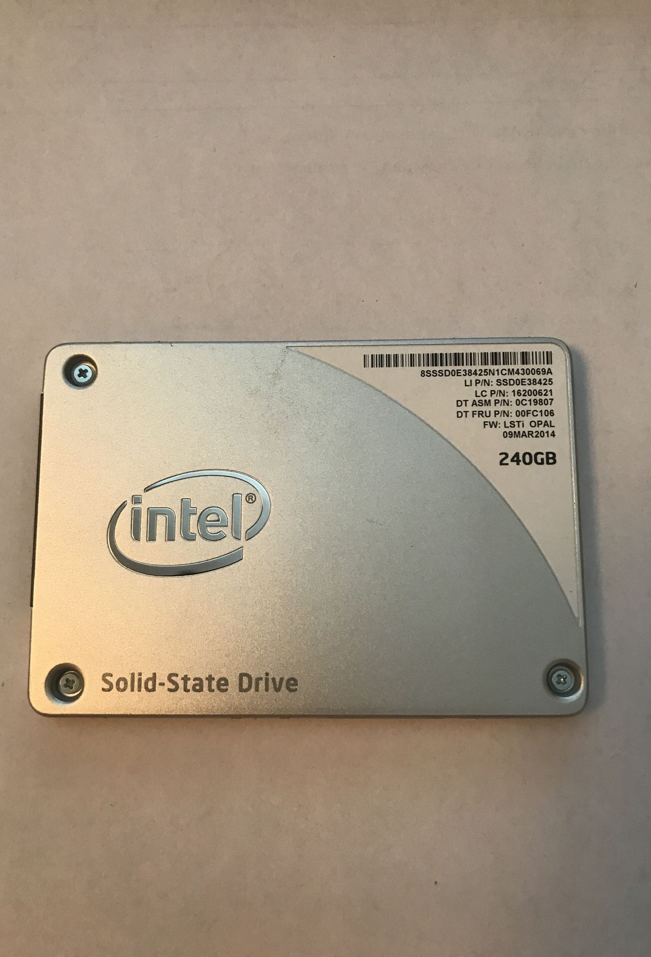 Intel 240gb SSD