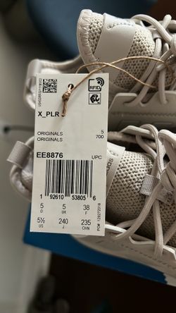 Adidas X_PLR J Athletic Shoe Big Kid- Beige Monochrome 5 1/ for Sale in  Houston, TX - OfferUp