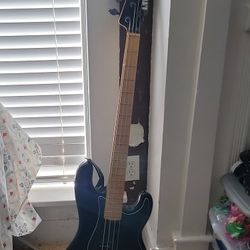 Gently Used Gabe Crisp Bass Guitar, Konami Amp, Case
