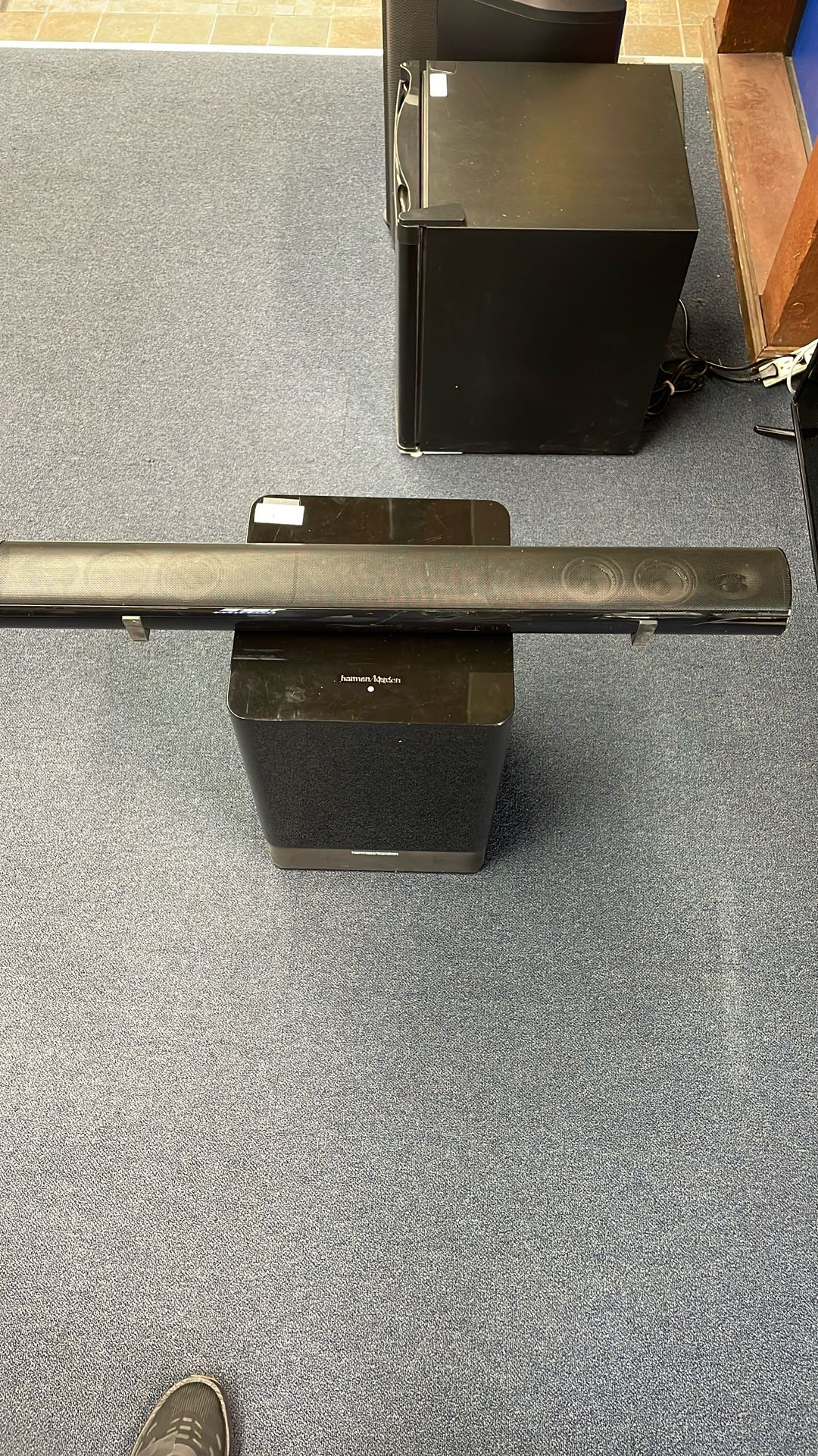 Harmon Kardon Soundbar SB16 Subwoofer & SB16 CTR With Power Cord *Afmarket Remote*(70499455)