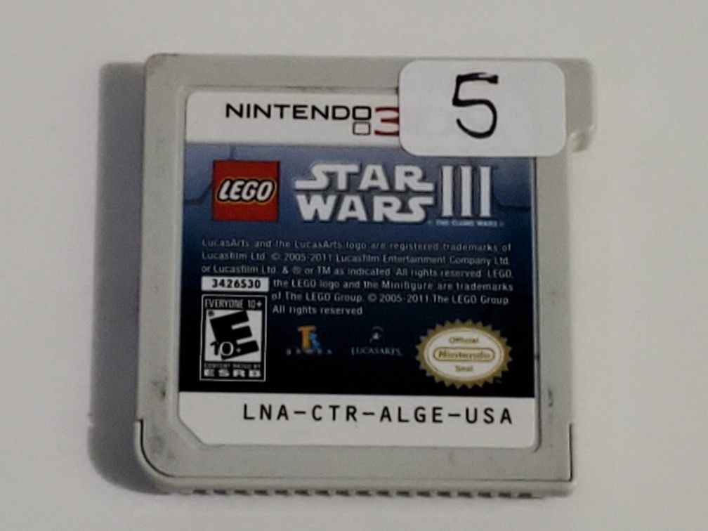 Nintendo 3ds Lego Star Wars III 3