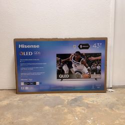 43QD65QFC 43” Hisense smart 4k Qled tv