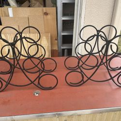 Wrought Iron Wine Racked. 2 Of Them 