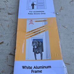 Aluminum Pet Patio Door