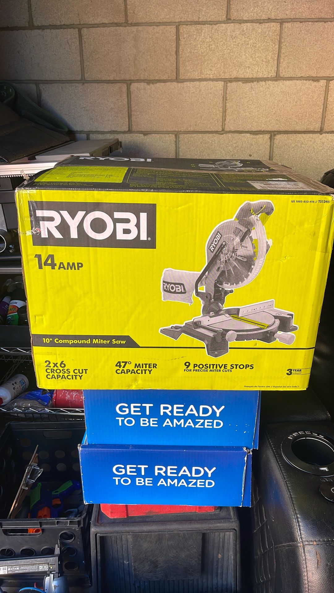 Ryobi , 10” Compound Miter Saw , New 