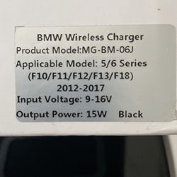 BMW WIRELESS CHARGER