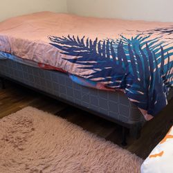Bed With Mattress And Frame 
