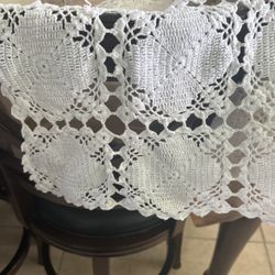 Mantel De Tejido Blanco