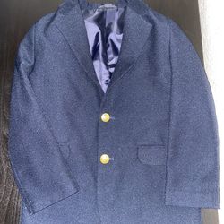 Navy Blue Boy Size 6 Suit