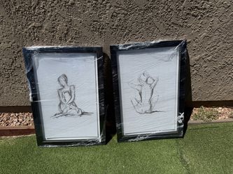 Sketched Women Wall Art Set (92026 Near Police & Fire HQ)