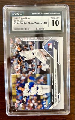 2025 Topps Now - Off-Season Shohei Ohtani, Aaron Judge #OS-9 /66286