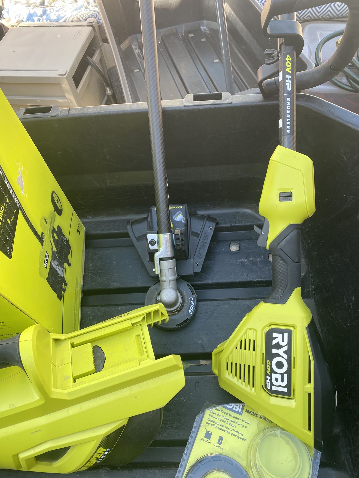 Ryobi Roto Rooter Ryobi Expanded-It Attachments ,Roto tiller,Brushless Whisper Blower ...