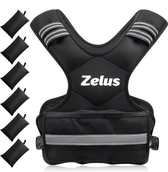 Vest with 6 Ironsand Weights for Workouts
