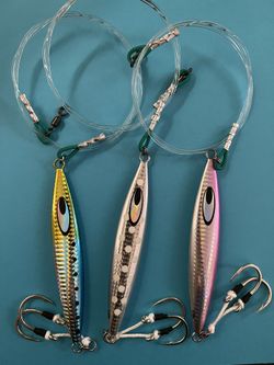 SK Daiwa Jigs with Leaders