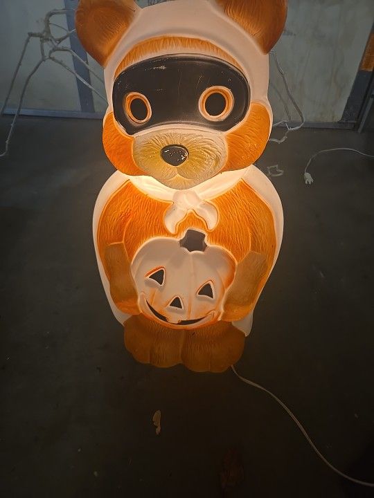 Vintage Bear Halloween Blow Mold