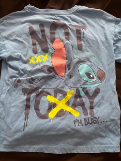 Disney Stitch 'Not Today' Kids T-Shirt