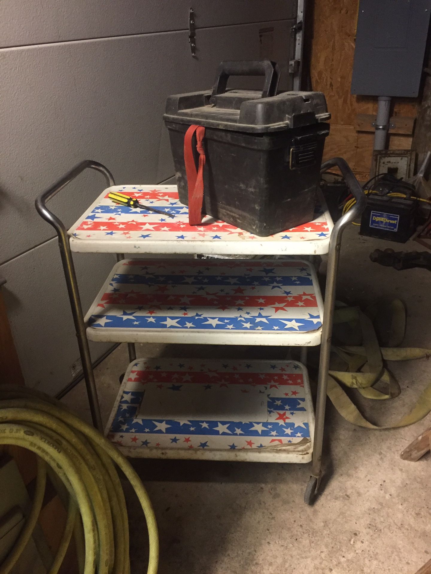 Vintage rolling cart