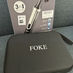 Brand New FOKE 3-in-1 Electric Back & Body Shaver Kit