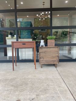 Mid century modern side table