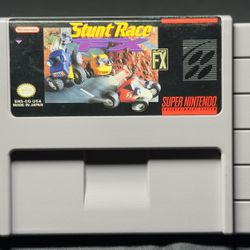 STUNT RACER FX SNES AUTHENTIC- VERY CLEAN WORKS PERFECT 