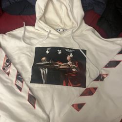 OFF-WHITE Caravaggio Saint Jerome Writing Hoodie