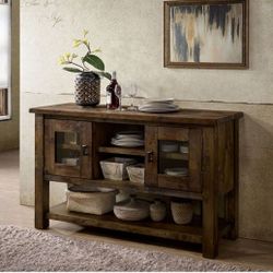 RUSTIC OAK SERVER NEW IN BOX ☎️ 1714586,2564