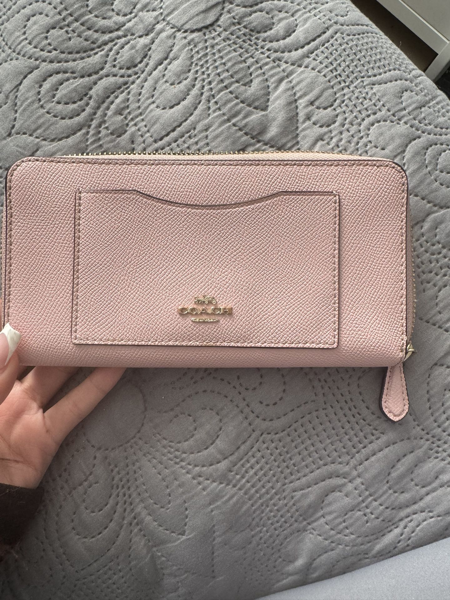 Pink COACH wallet
