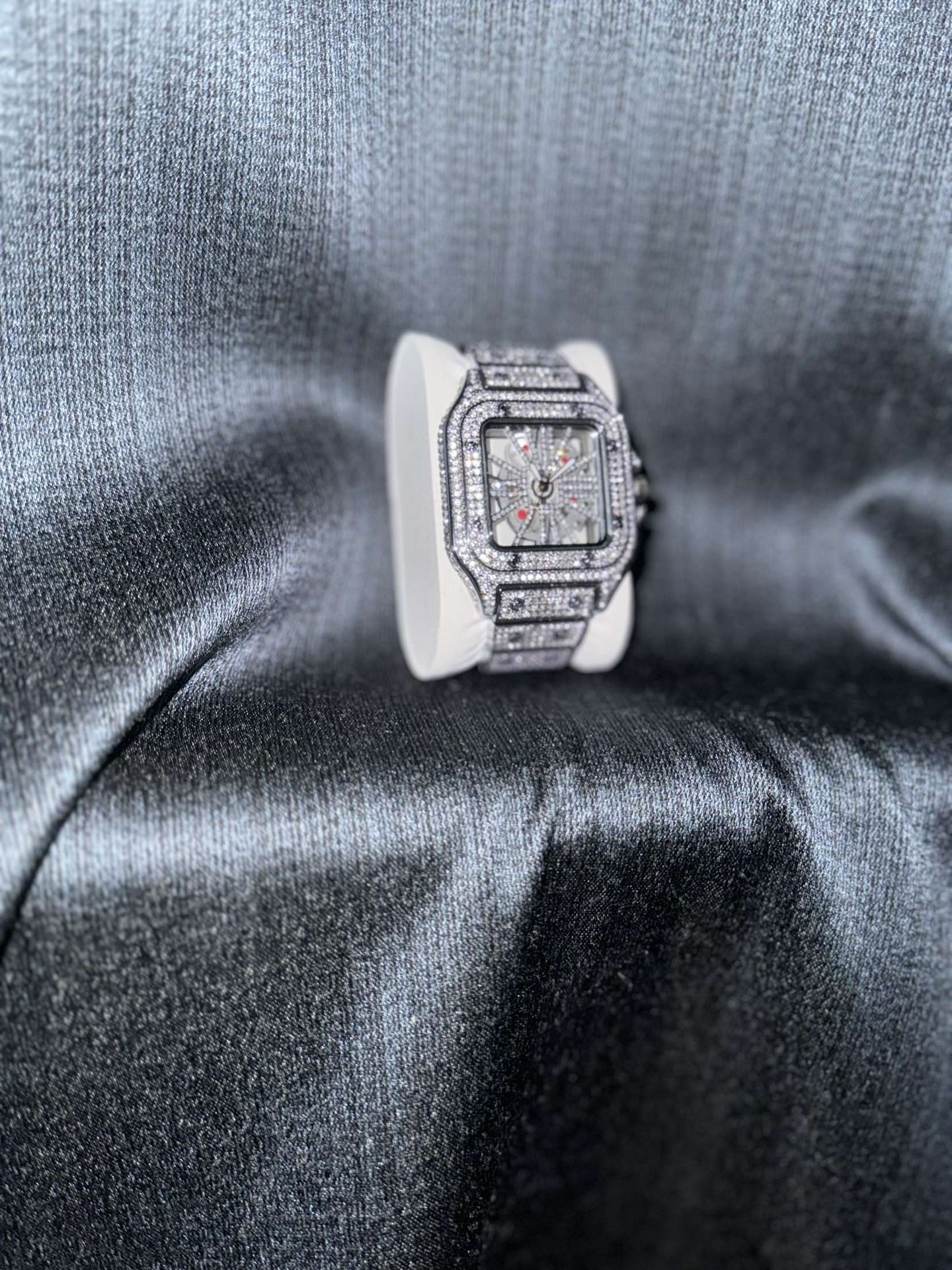 Iced Out Cartier Santos VVS