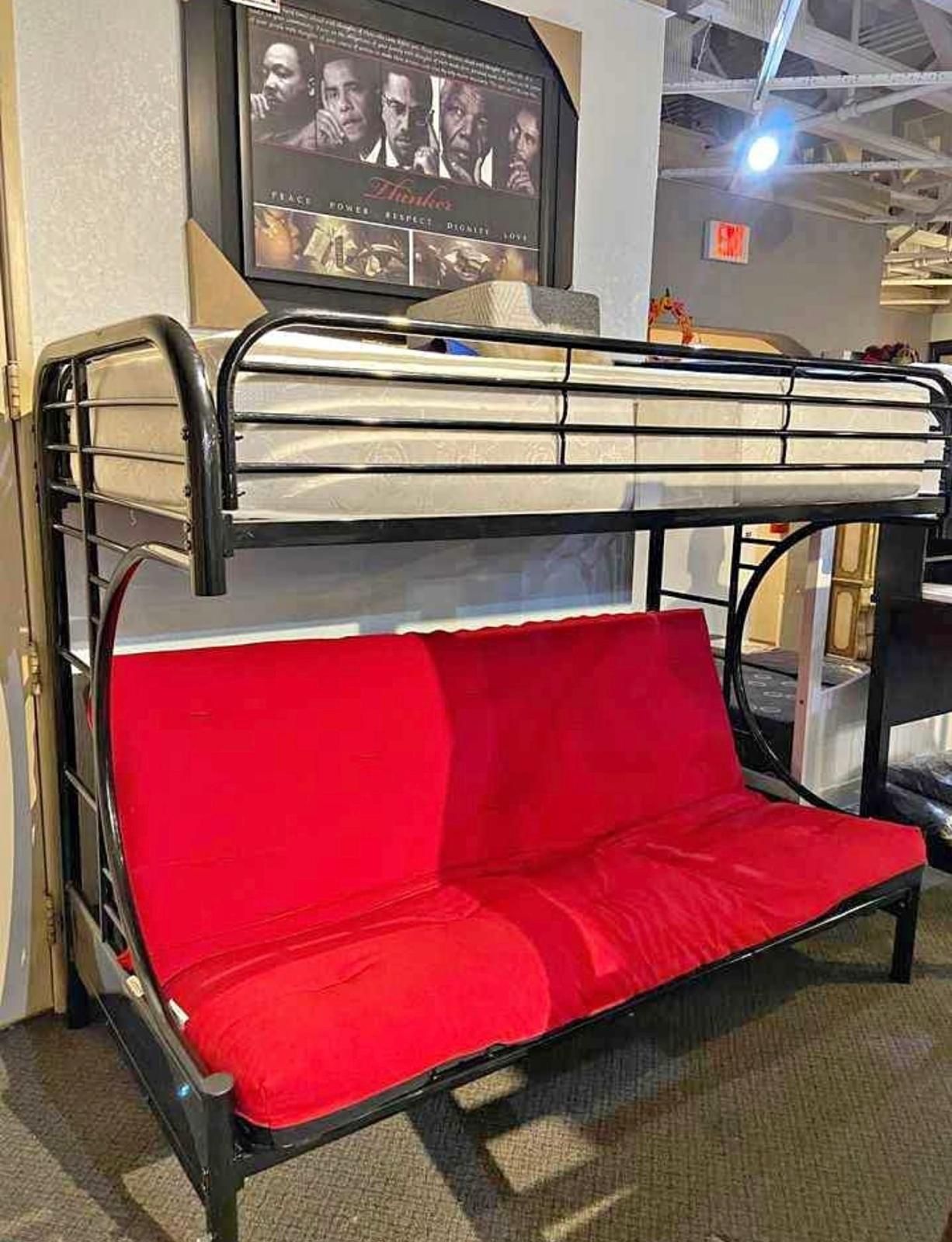 Bunk bed $449 mattress not included