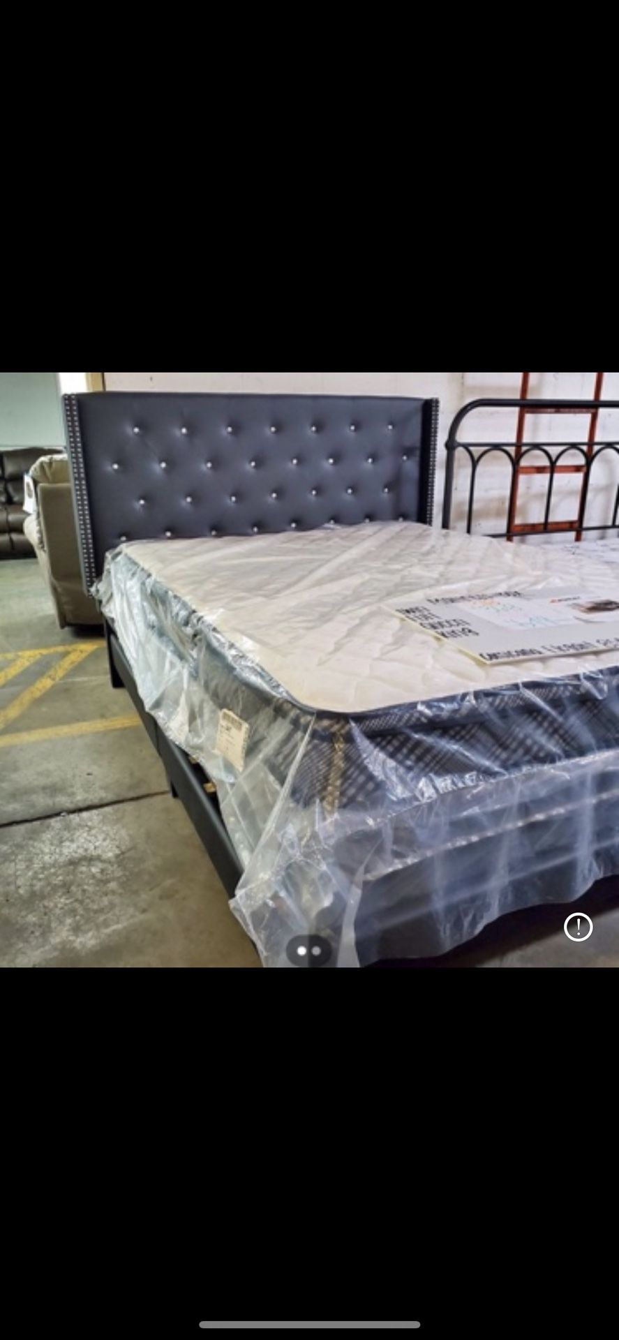 Queen Size Bed Frame & Box Spring