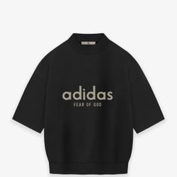 FEAR OF GOD ATHLETICS HEAVY JERSEY 3/4 MOCK TEE