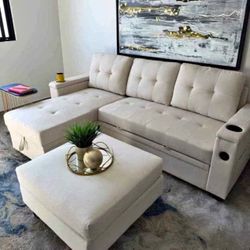 New Sectional Sleeper In Box 📦 Finance Available No Credit Needed $39 Down 