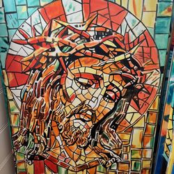 Jesus Christ Handmade Original Painting by me/local artist Warren Willowdale.