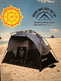 Hurley UPF 50 Pop-Up Beach Tent