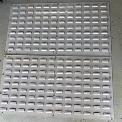 Wall Mount Louvered Bin Holder