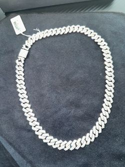 Diamond Cuban Link Necklace highest quality 22 inches