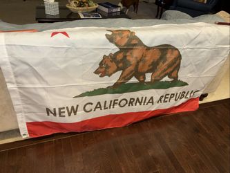 New California Republic Flag Bear Banner 3’ By 5’ 