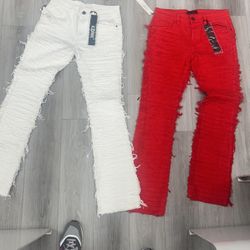 mens stcked flare pants